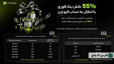 پاداش 55٪ کشبک XT با انتقال دارایی