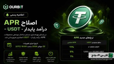 اصلاح APR درآمد پایدار USDT در OURBIT