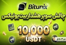 چالش سوپر هشدار بیت یونیکس؛ دریافت سهمی از ۱۰,۰۰۰ USDT جایزه